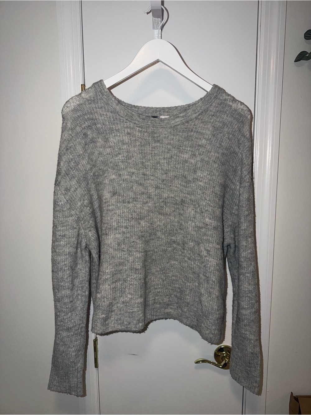 H&M Light Gray Crewneck Sweater